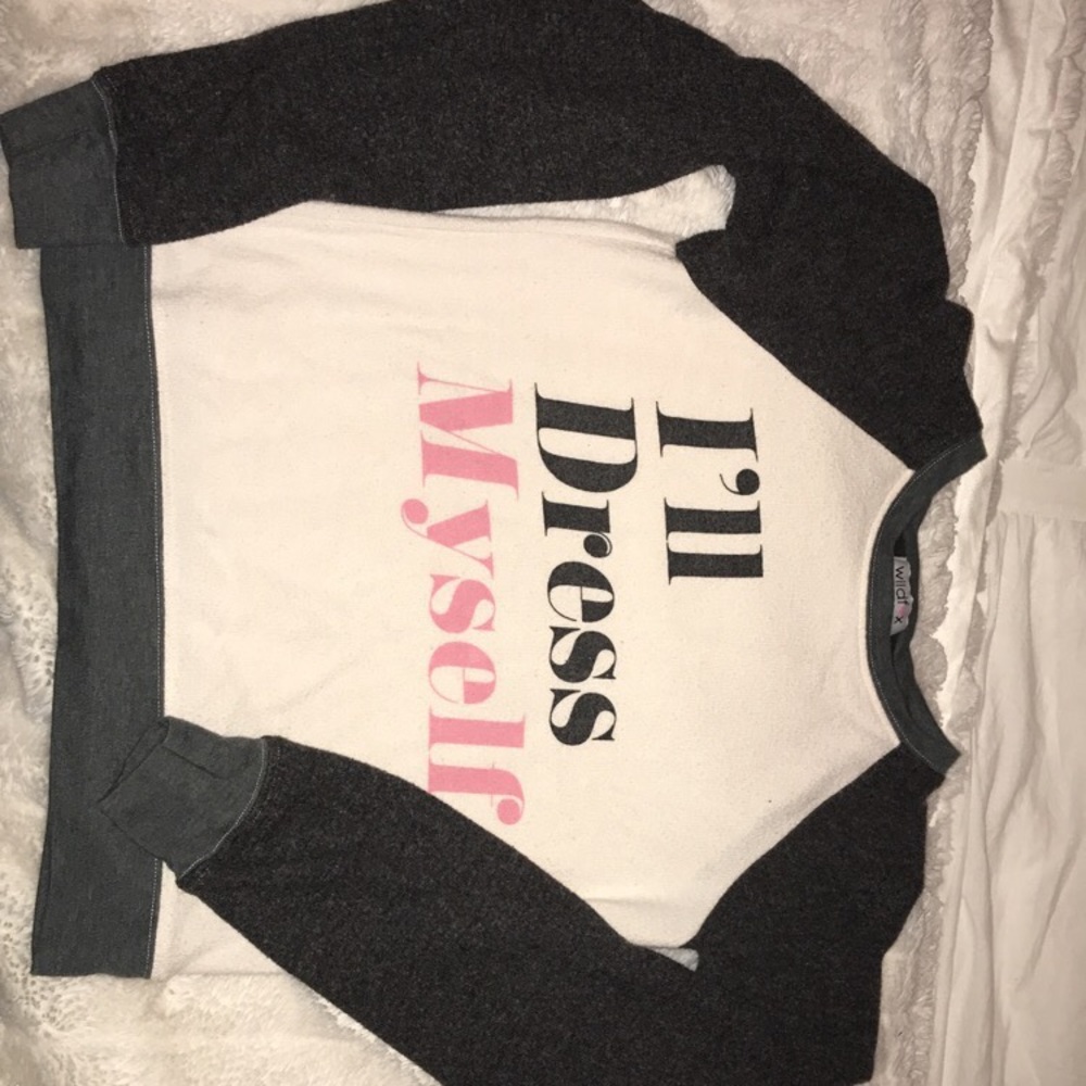 wildfox “I’ll dress myself” sweater size 7/8